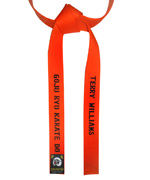 Orange Color Belt